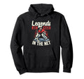 Legends Are Made Net Ice Hockey Goalie Hoodie - Fun Novelty Design Unisex