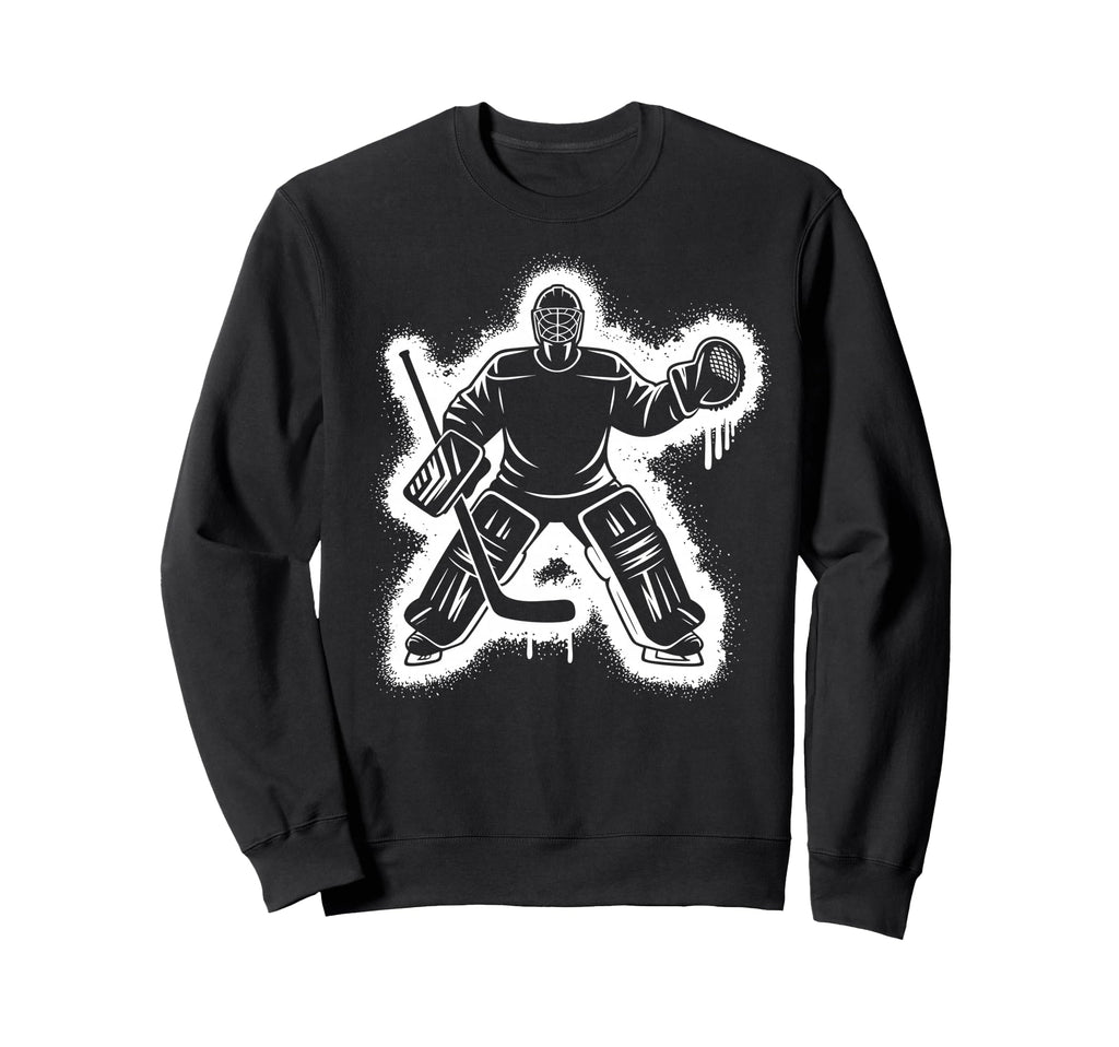 Ice Hockey Goalie Gifts Netminder Life Sweatshirt - Graphic Print Unisex