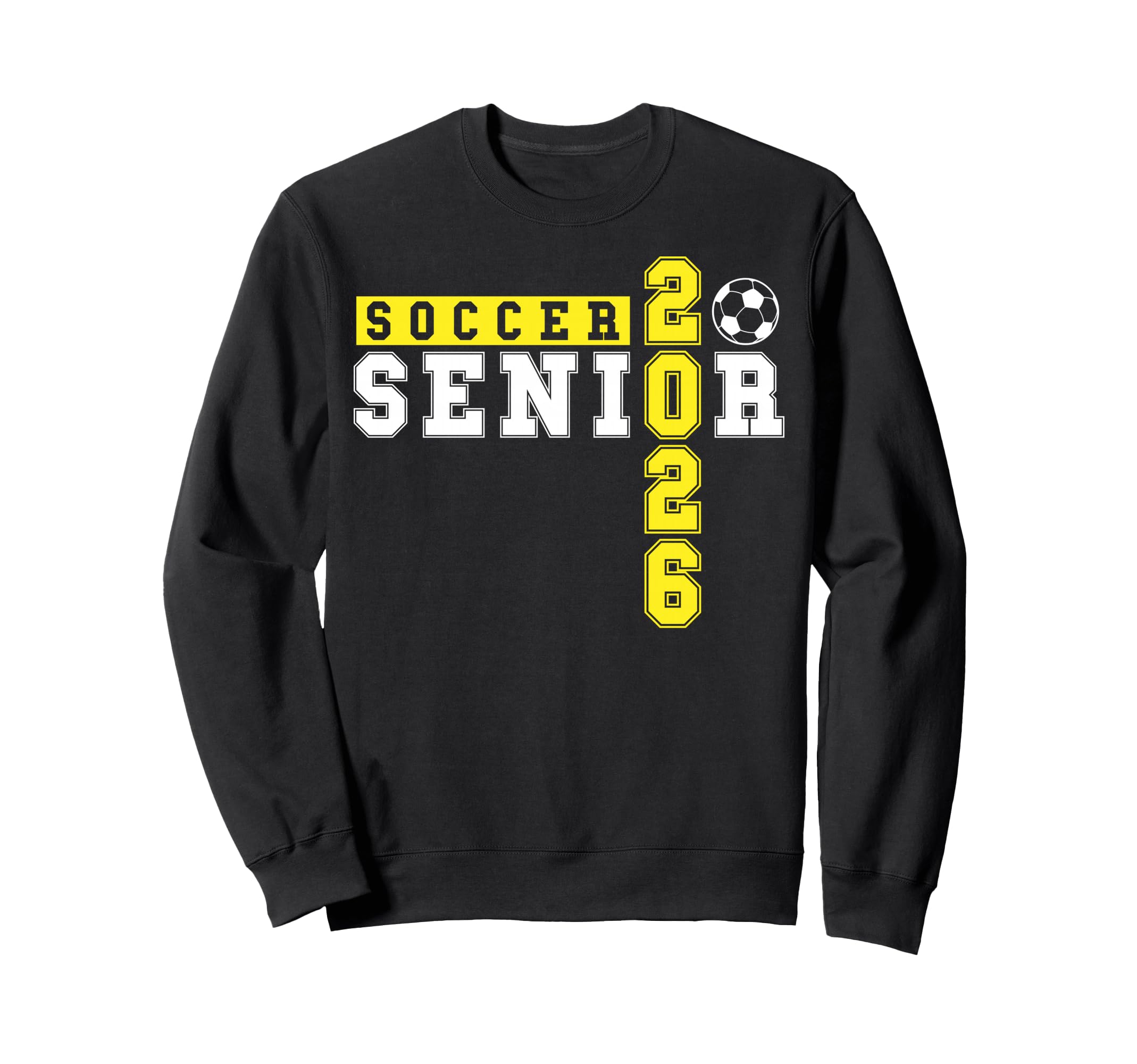 Soccer Senior Night Soccer Senior 2026 Sweatshirt - Trendy Graphic Unisex