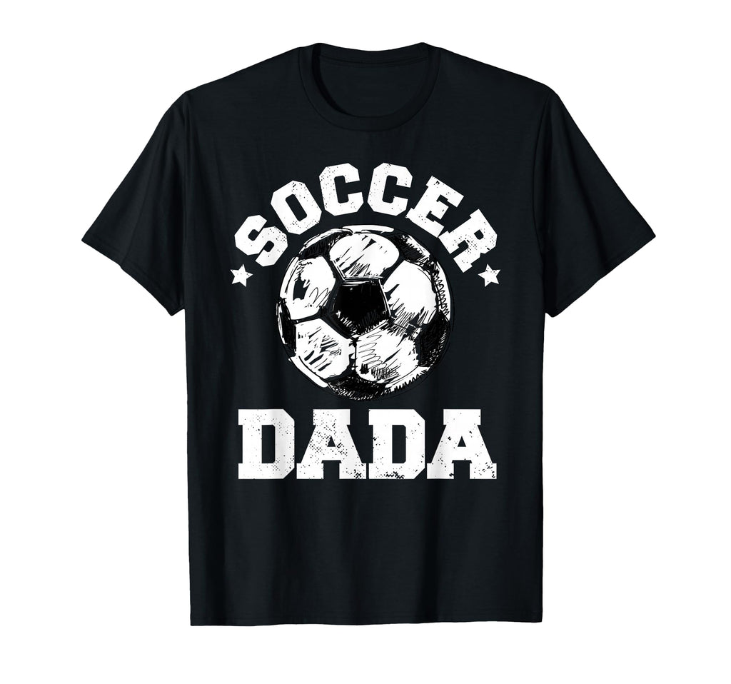 Soccer Dada Soccer Ball Distressed T-Shirt - Trendy Graphic Men Women