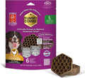 Dog Dental Treats – Vet VOHC Approved, Removes Tartar & Cleans Teeth – Yummy High Protein Chicken Treat for Large Dogs (Mini Pack, 6 Count)