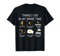 Things I Do My Spare Time Soccer Player T-Shirt - Unique Graphic Men Women