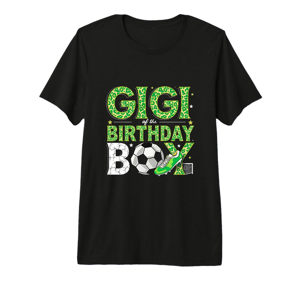 Gig Birthday Soccer Theme Tri T-Shirt - Casual Everyday Wear for Adults