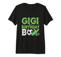 Gig Birthday Soccer Theme Tri T-Shirt - Casual Everyday Wear for Adults