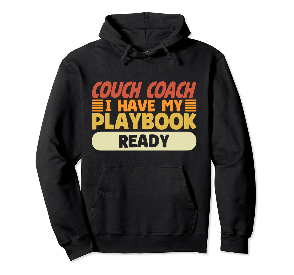 Lazy Couch Coach Funny Athletic Coach Hoodie - Streetwear Style for Adults