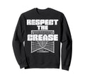 Respect Crease Lacrosse Funny Lax Sweatshirt - Novelty Apparel for Adults