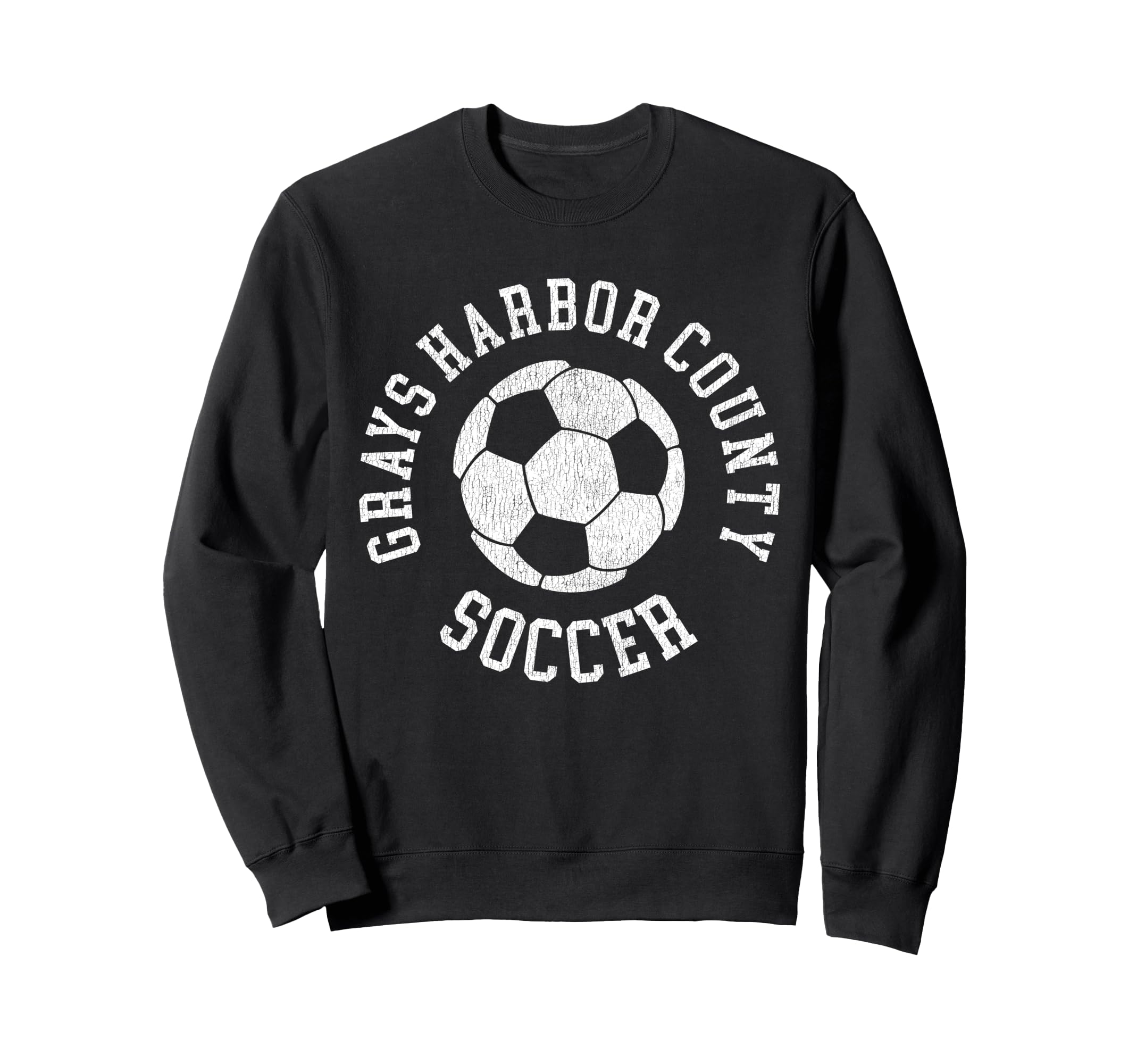Grays Harbor County Soccer Sweatshirt - Casual Everyday Wear for Adults
