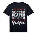 Mens My Favorite Soccer Player Calls T-Shirt - Minimalist Print for Adults
