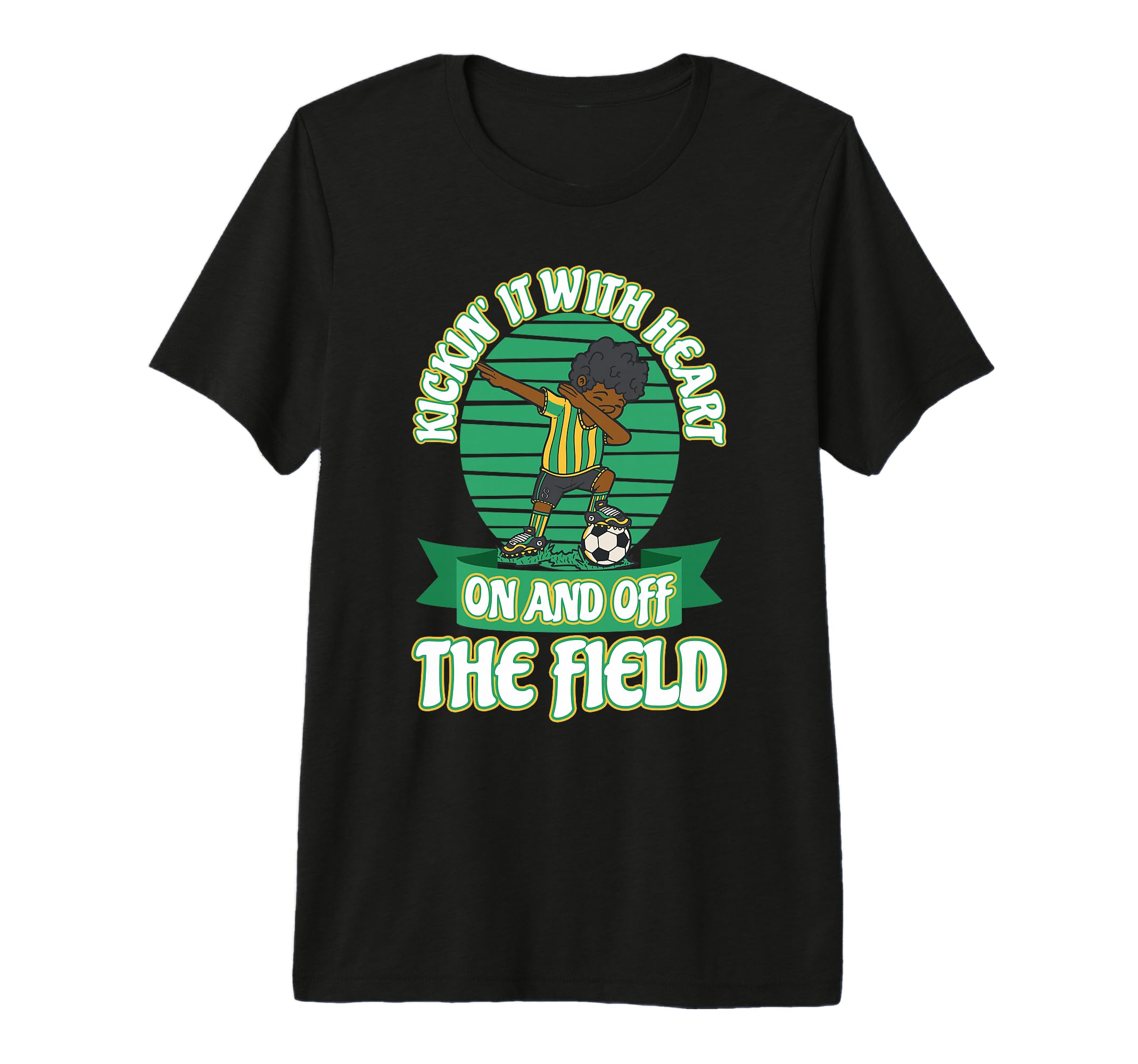 Kickin It Heart And Off Field Sporty T-Shirt - Streetwear Style Unisex