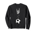 Soccer Player Coach Team 90S Alt Metal Sweatshirt - Trendy Graphic Unisex