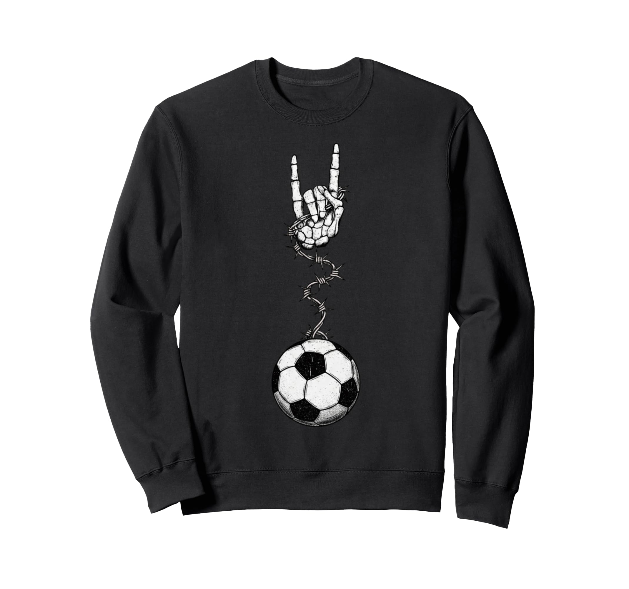 Soccer Player Coach Team 90S Alt Metal Sweatshirt - Trendy Graphic Unisex