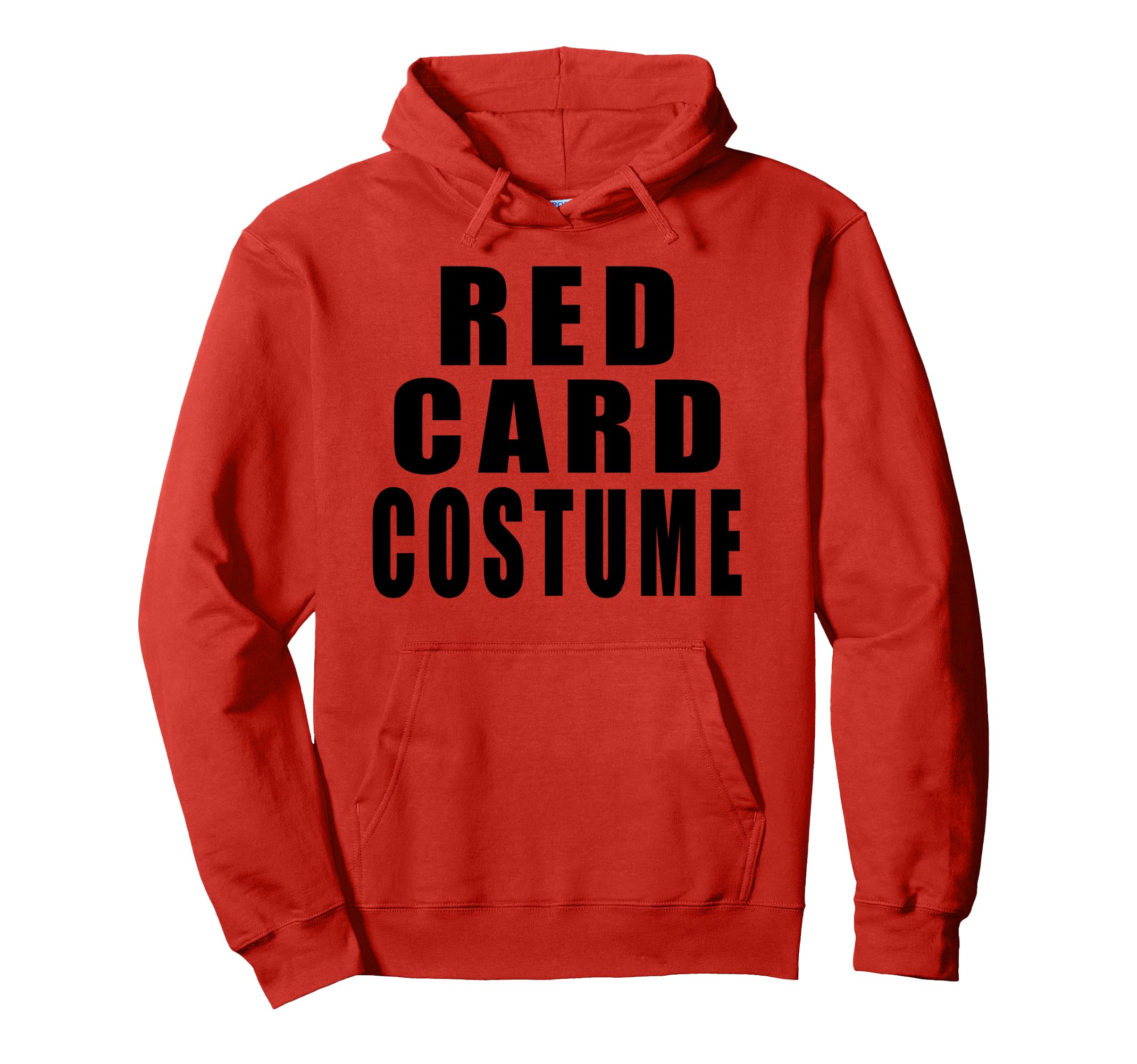 Red Card Costume Football Soccer Funny Hoodie - Streetwear Style Unisex