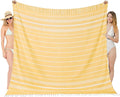 Oversized Turkish Beach Towel Blanket XXL Cotton Sandproof Towels Boho Woven Extra Large Big Sand Free Giant Throw Thick Blankets Huge Quilt XL Picnic Camping Necessities Cloud For Adult Gifts
