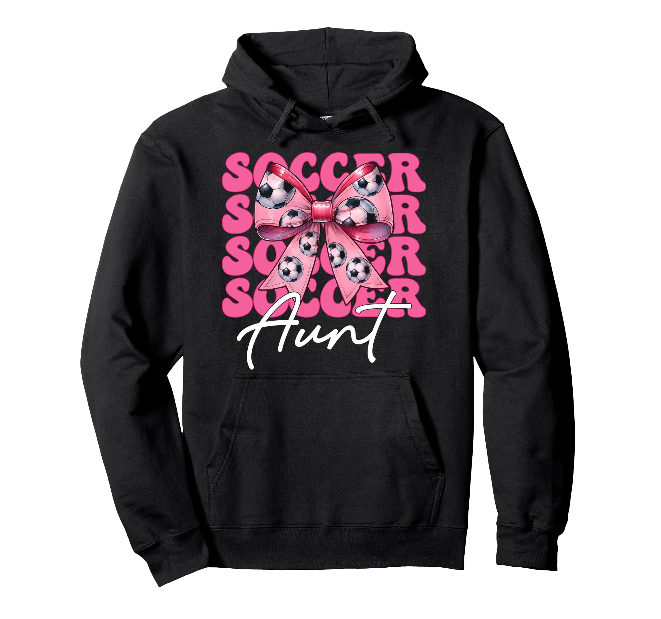 Womens Coquette Bow Ribbon Soccer Sweatshirt - Minimalist Print Men Women