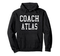 Coach Atlas Custom Football Soccer Hoodie - Aesthetic Graphic Unisex
