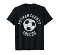 Putnam County Soccer Distressed 90S T-Shirt - Novelty Apparel Unisex
