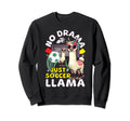 Soccer Llamas Soccer Player Sweatshirt - Unique Graphic for Adults