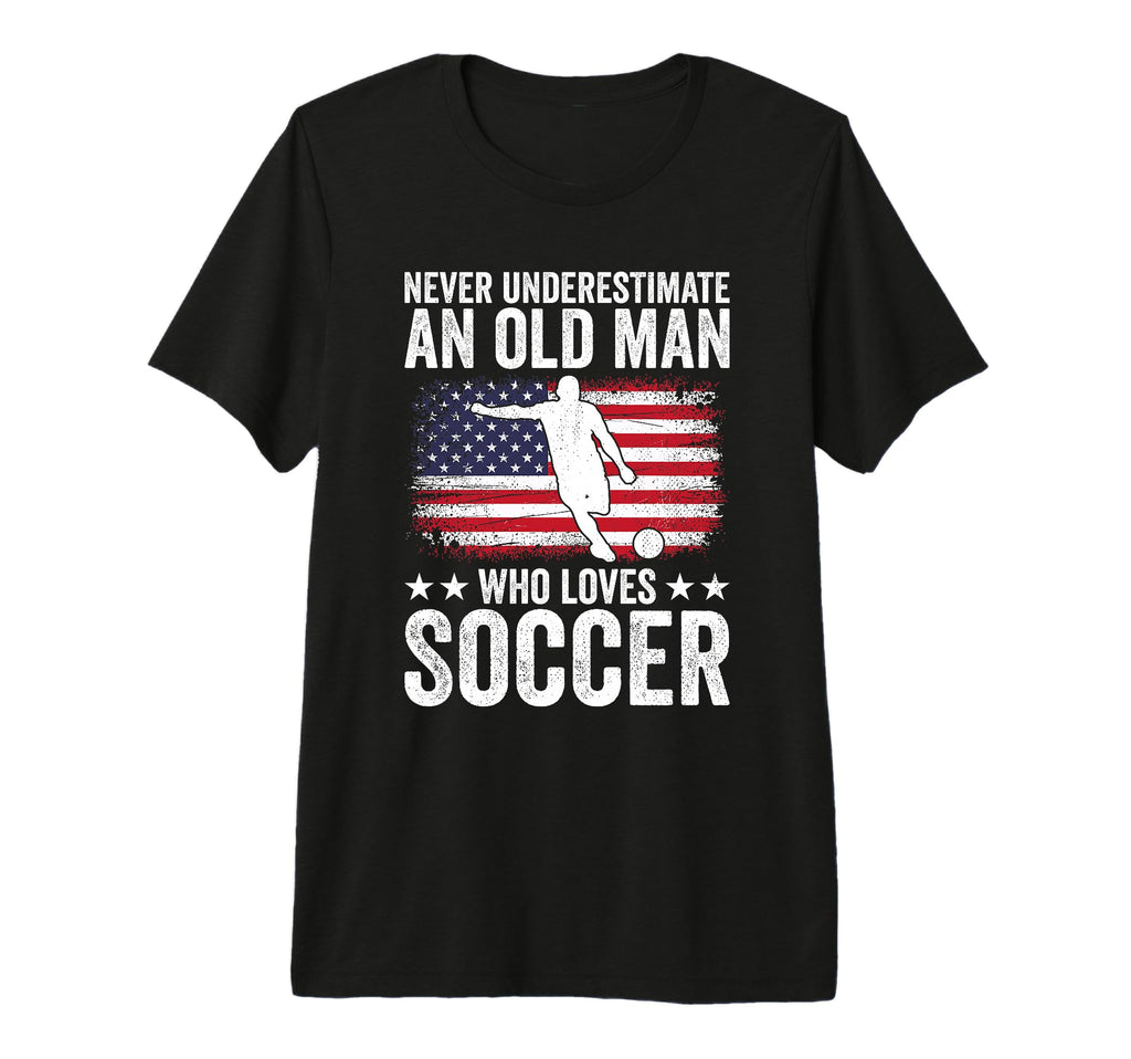 Mens Never Underestimate Old Who Loves T-Shirt - Unique Graphic Unisex