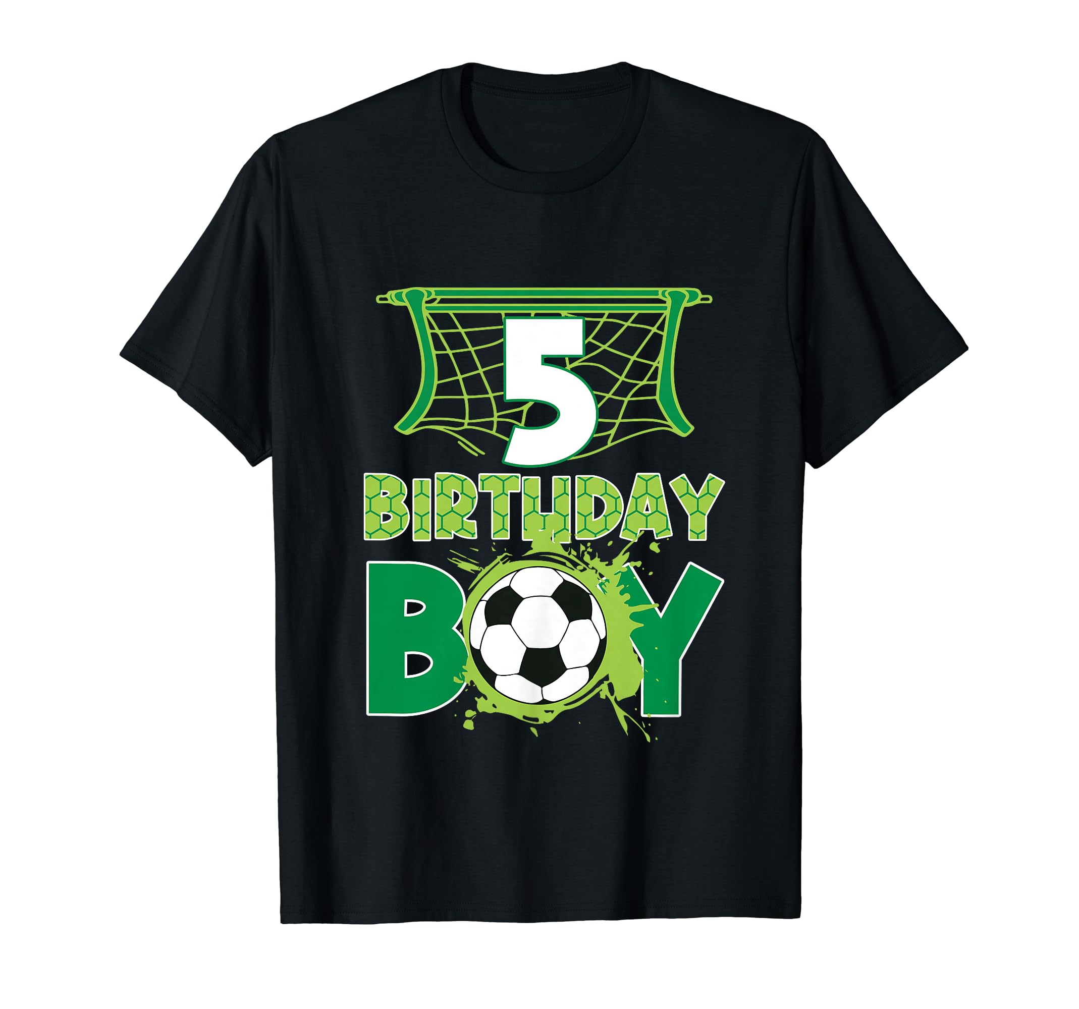 Soccer 5 Birthday 5Th Birthday T-Shirt - Fun Novelty Design Men Women