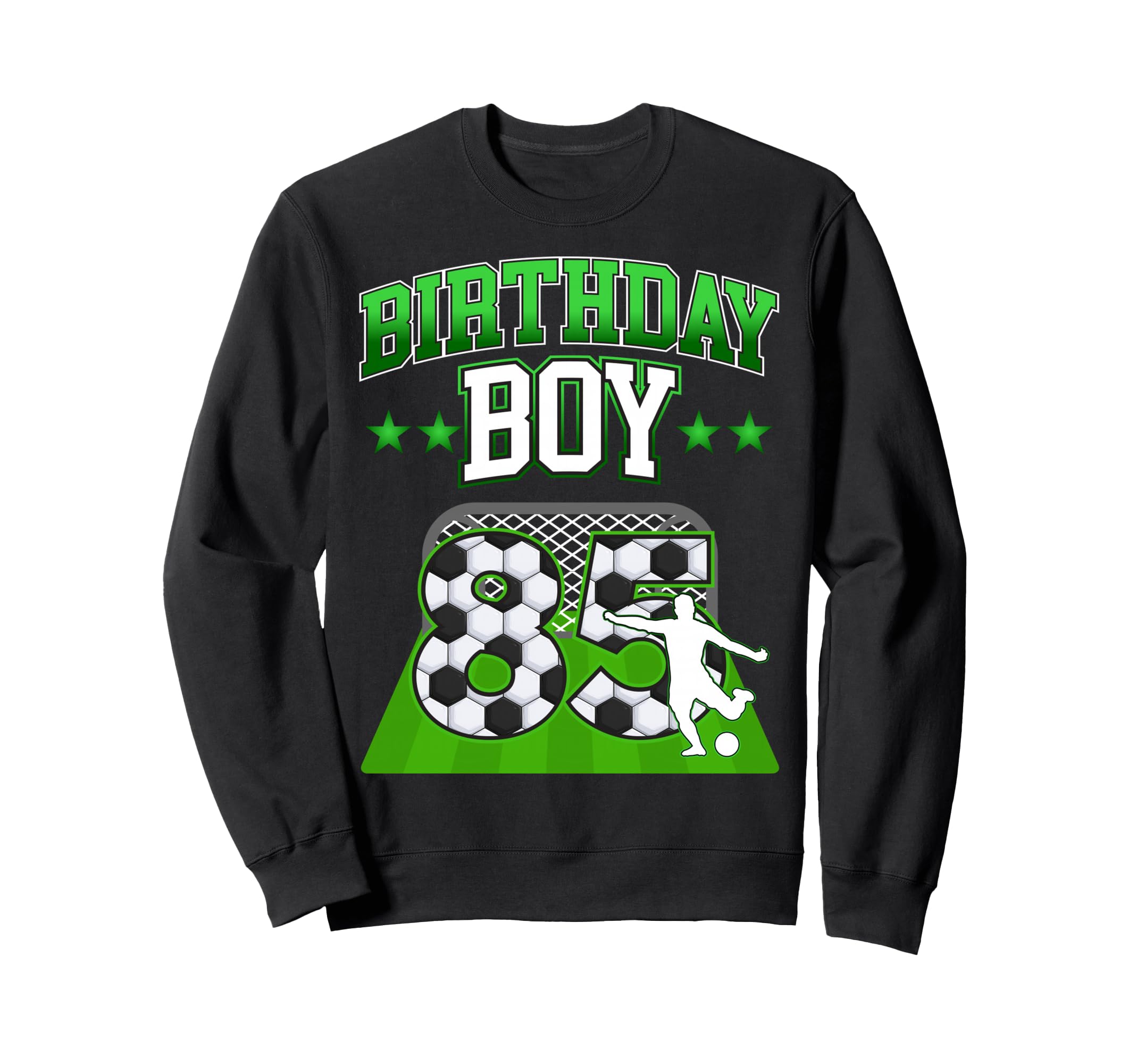 Soccer Themed Birthday Outfit 85 Sweatshirt - Streetwear Style Men Women
