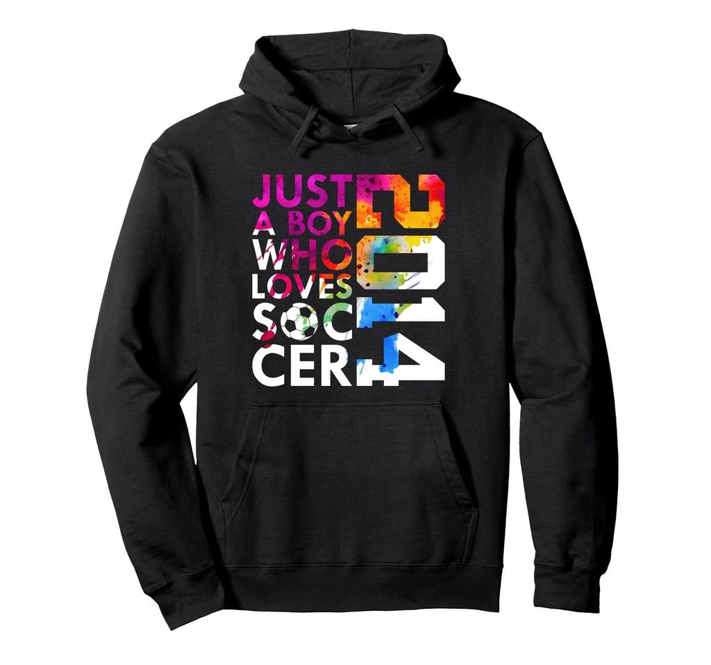2014 Just Who Loves Soccer 12Th Birthday Hoodie - Unique Graphic Men Women