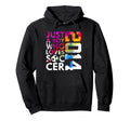 2014 Just Who Loves Soccer 12Th Birthday Hoodie - Unique Graphic Men Women