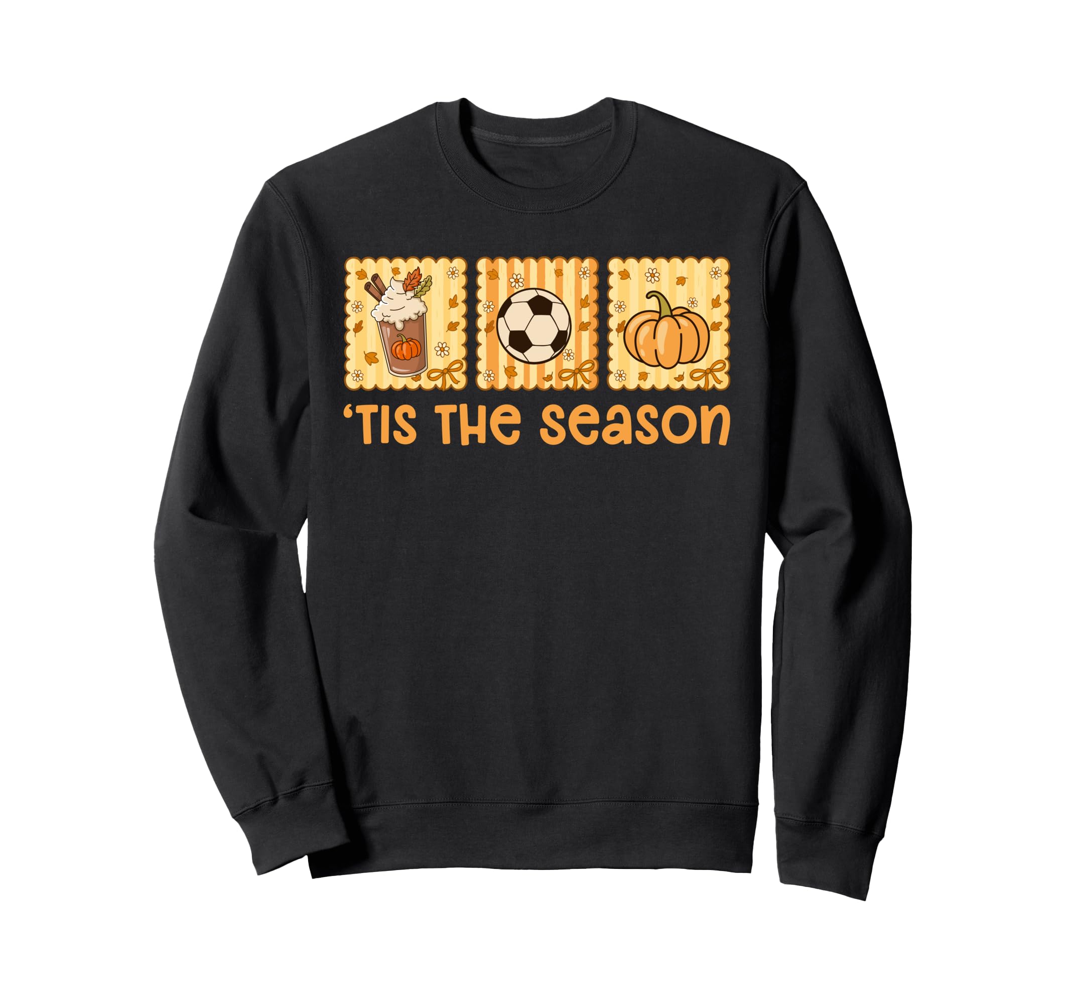 Tis Season Fall Season Pumpkin Sweatshirt - Fun Novelty Design for Adults