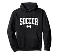 Soccer Team Soccer Player Soccer Mom Hoodie - Minimalist Print for Adults