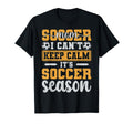 Soccer Mom I Cant Keep Calm Its Soccer T-Shirt - Trendy Graphic Men Women