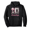 Bow Soccer Football Double Digits 10Th Hoodie - Streetwear Style Unisex
