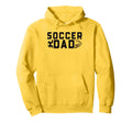 Father Son Daughter Soccer Dad Player Hoodie - Fun Novelty Design Unisex