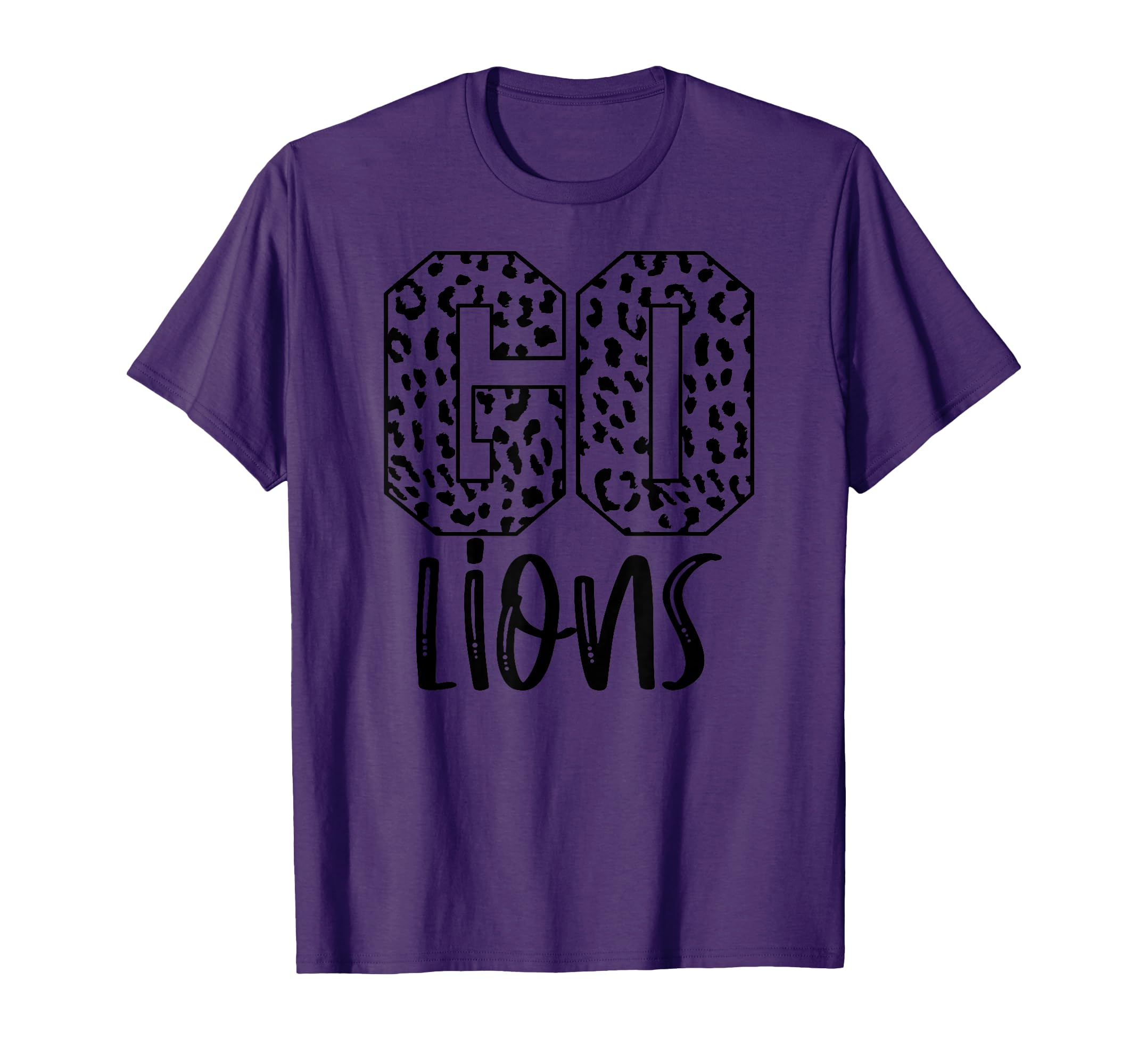 Lions Team Mascot School Spirit Game T-Shirt - Unique Graphic for Adults