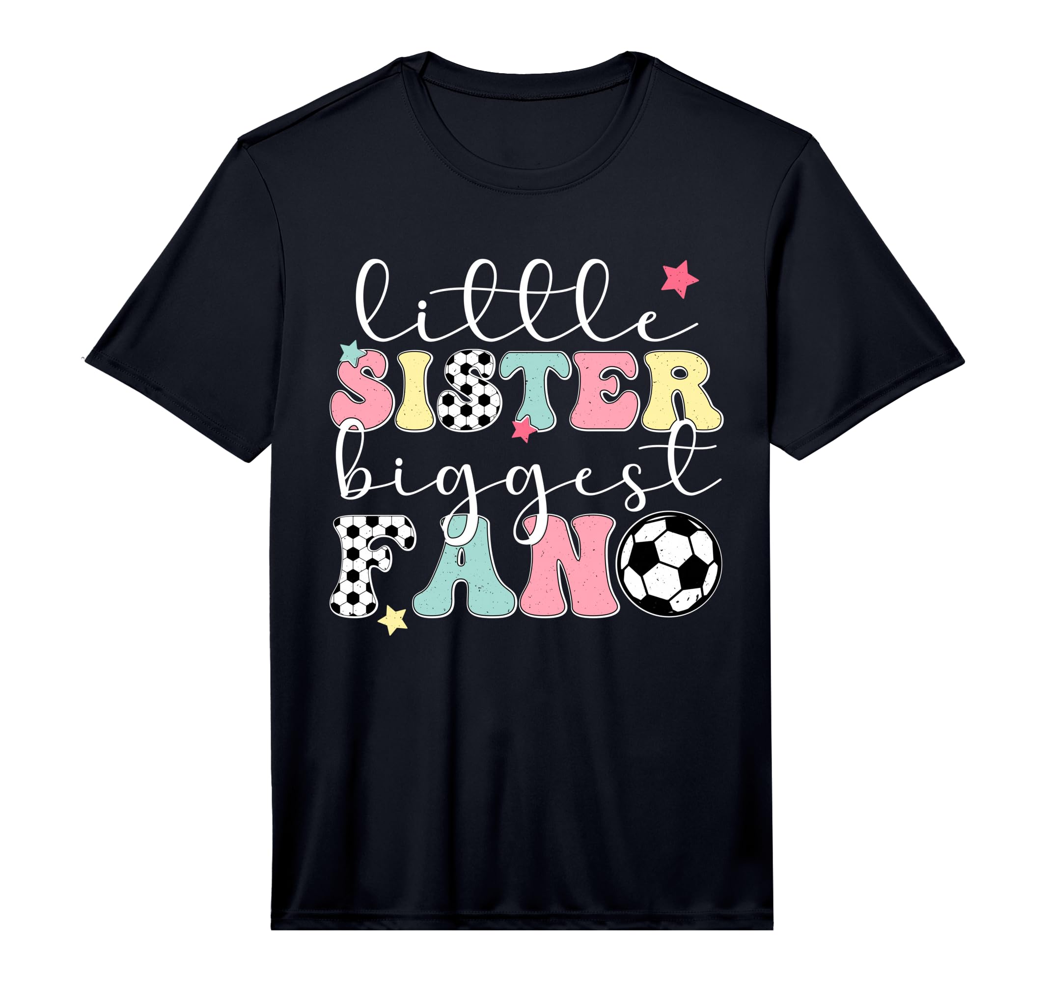 Little Sister Soccer Sister Soccer T-Shirt - Streetwear Style for Adults