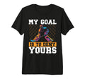 My Goal Is To Deny Yours Ice Hockey T-Shirt - Custom Art Print Unisex