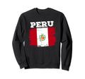 Peru Flag Patriotic Football Proud Sweatshirt - Unique Graphic for Adults