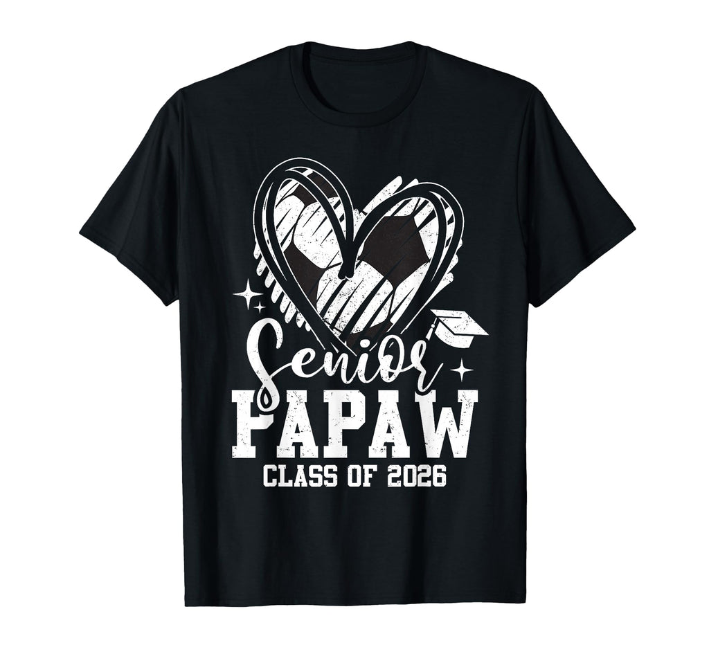 Senior Papaw Class 2026 Soccer Graduation T-Shirt - Graphic Print Unisex