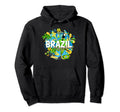 Brazil Brazilian Carnival Love Brasil Hoodie - Streetwear Style Men Women