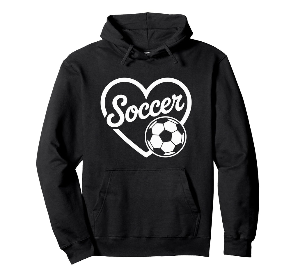 Soccer Heart Soccer Player Hoodie - Graphic Print Men Women