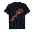 Morocco Soccer Map Silhouette Football T-Shirt - Unique Graphic Men Women