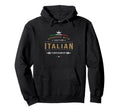 Italian Funny Italy Pun Hoodie - Custom Art Print Men Women