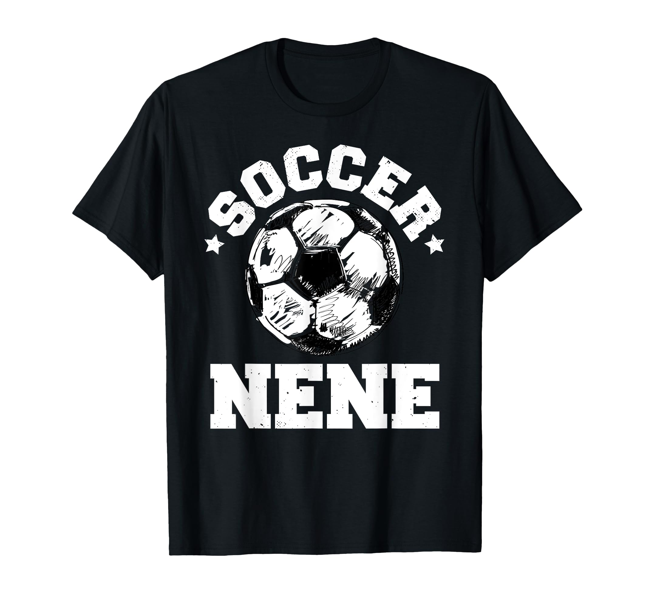 Soccer Nene Soccer Ball Distressed Funny T-Shirt - Graphic Print Men Women