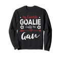 Funny Soccer Goalie Goalkeeper Mom Sweatshirt - Minimalist Print Unisex