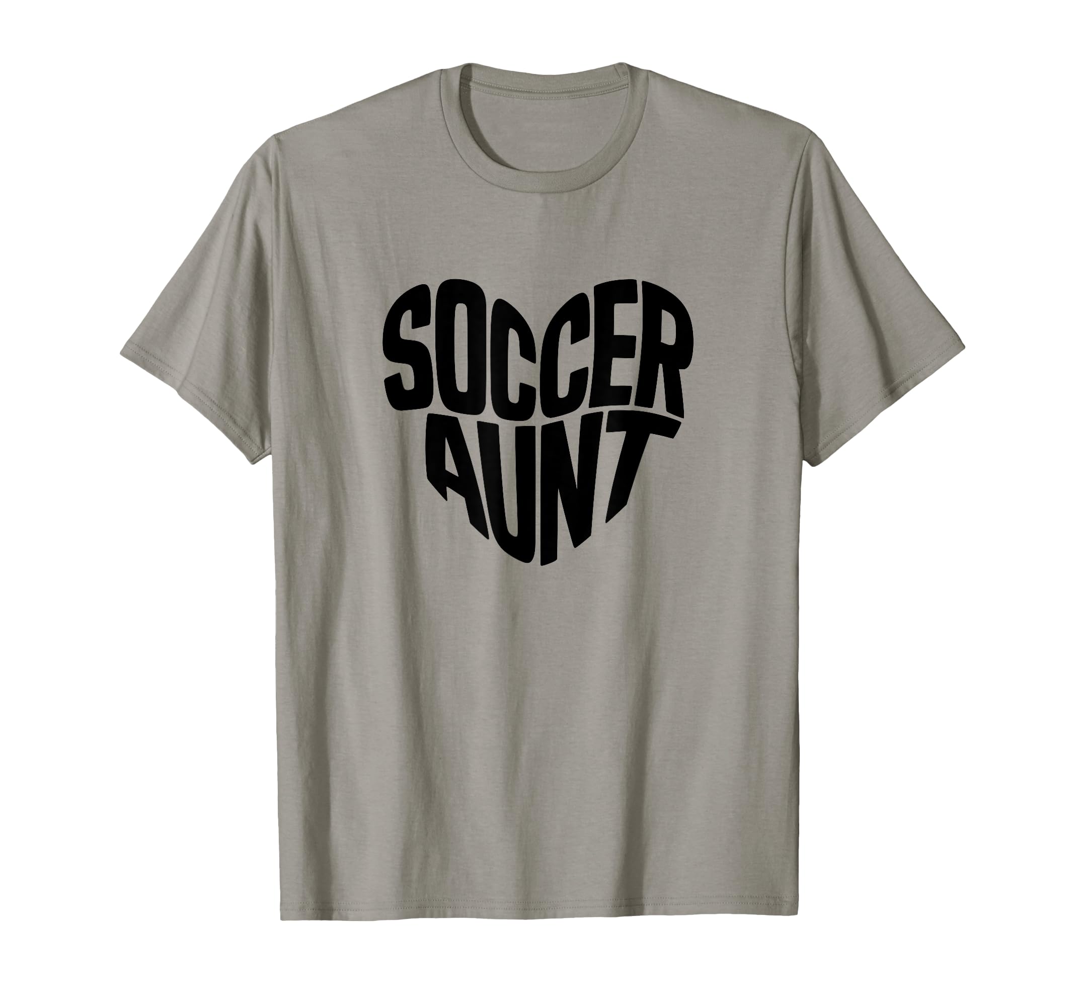 Soccer Aunt Proud Soccer Auntie T-Shirt - Casual Everyday Wear Men Women