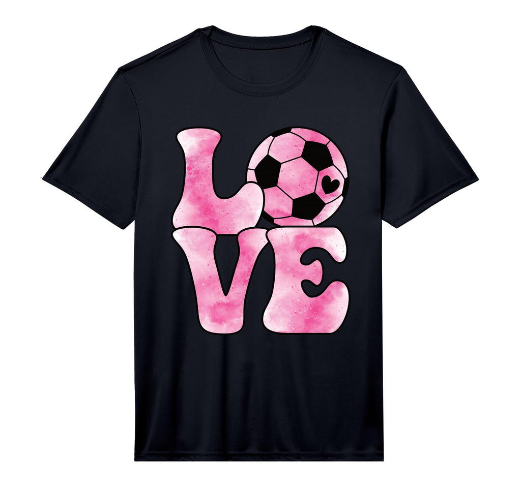 Groovy Fu Ball Love Football Player T-Shirt - Novelty Apparel for Adults