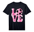 Groovy Fu Ball Love Football Player T-Shirt - Novelty Apparel for Adults