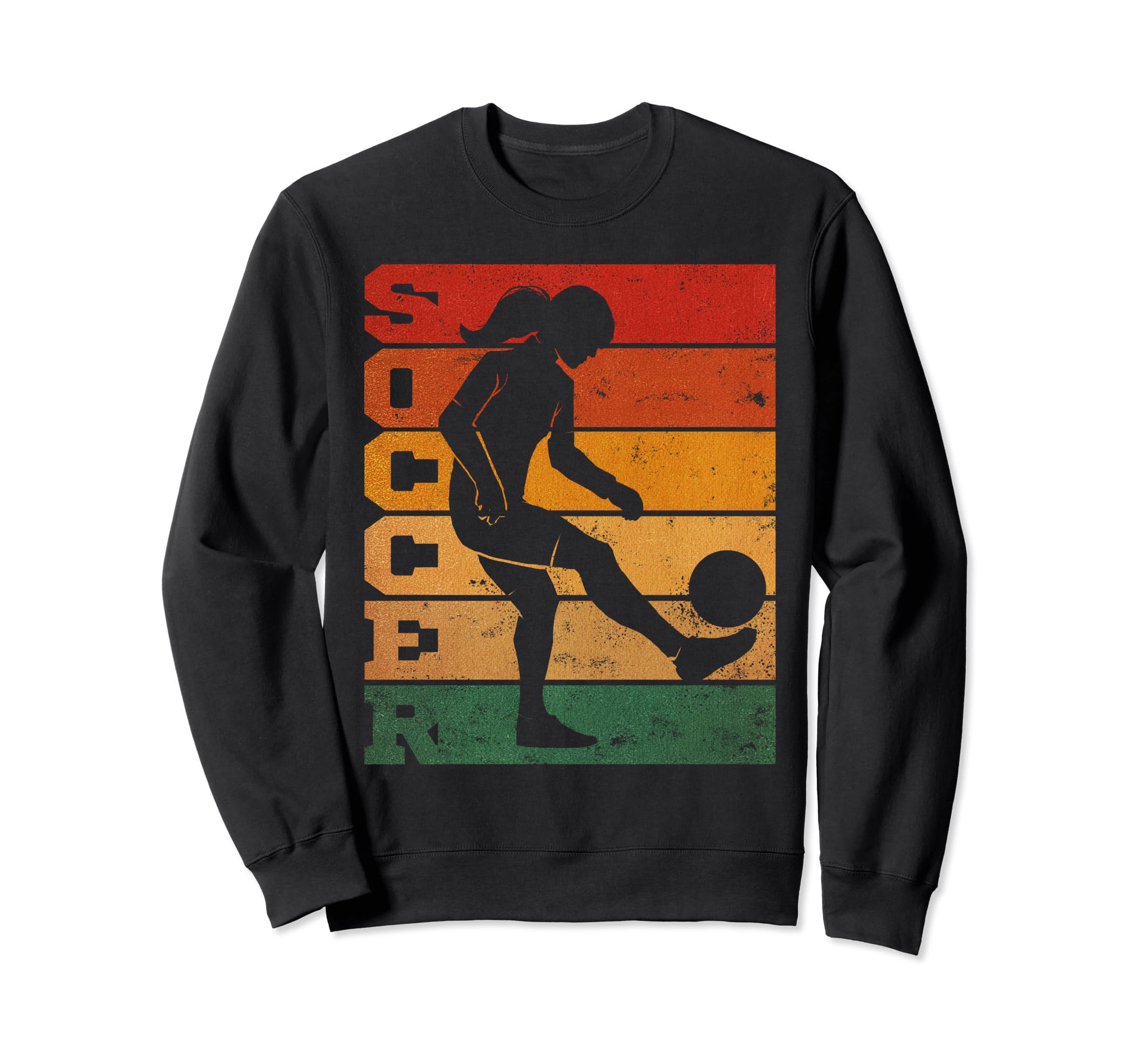 Soccer Goalie Distressed Sweatshirt - Aesthetic Graphic Men Women