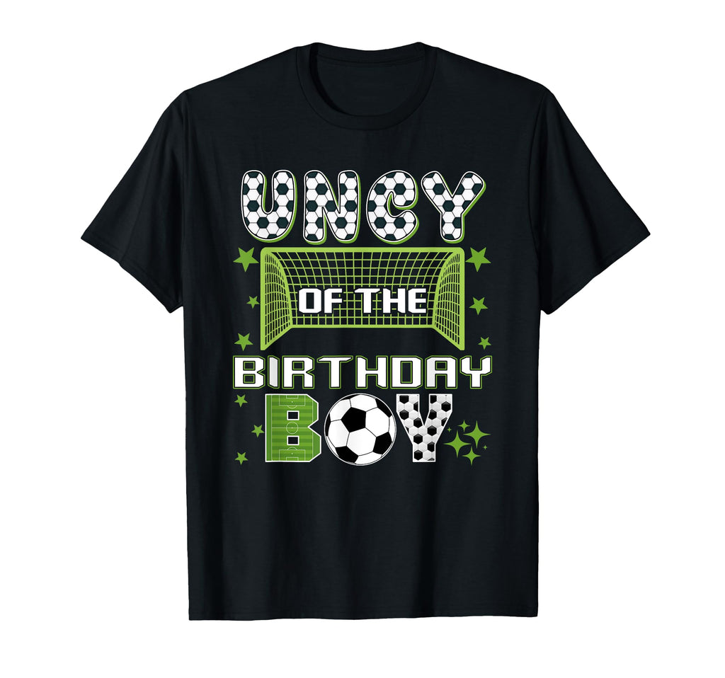 Uncy Birthday Soccer Group Family T-Shirt - Graphic Print for Adults