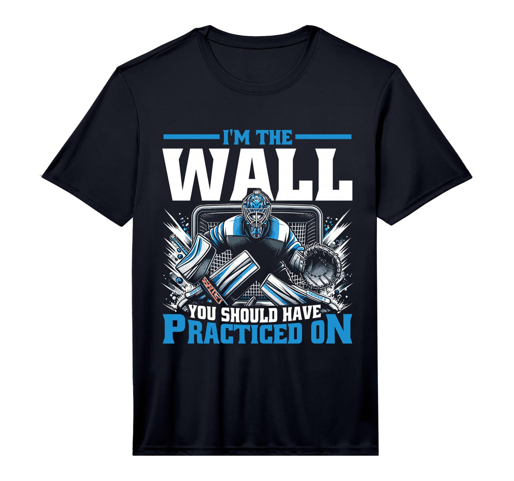 Funny Ice Hockey Goalie Goalkeeper T-Shirt - Graphic Print Unisex