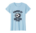 Powered Soccer Energy Athletic T-Shirt - Aesthetic Graphic for Adults