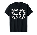Soccer 50 Jersey Number T-Shirt - Minimalist Print for Adults